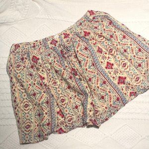 Forever 21 boho print skirt